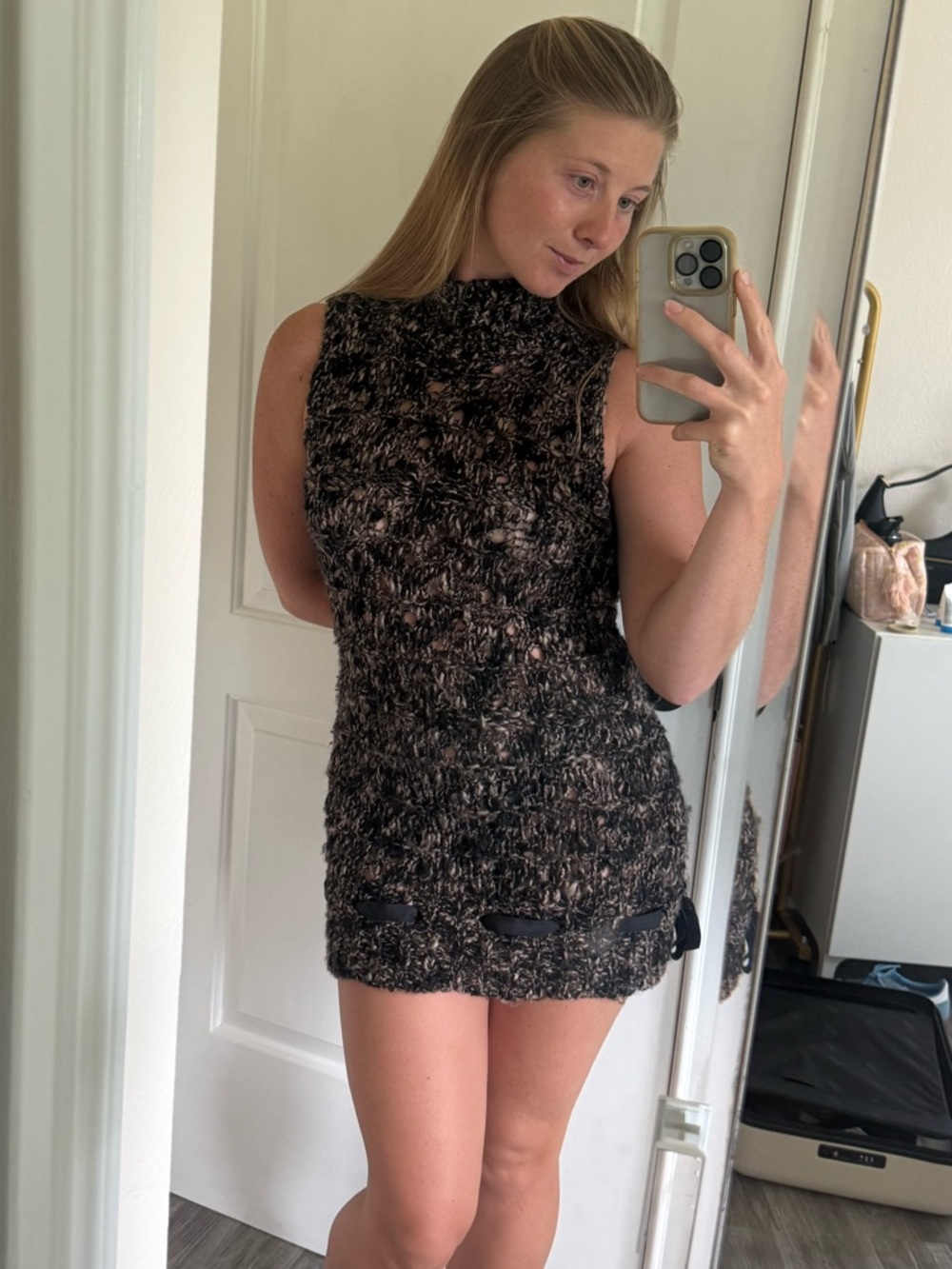 Vintage Guess Knit Sweater Dress